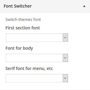 Font Switcher