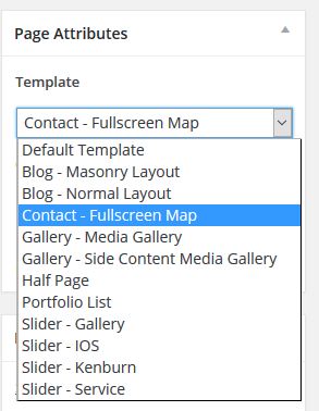 Fullmap Contact Page Template